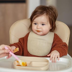 Bavoirs en mousseline de bambou 100% pour bébés - Légers, séchage rapide - Product Image 1