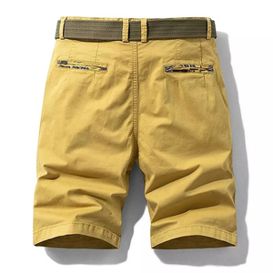 Fashion Polyester Solid Color Cargo Short Pants Men's <b>Hip</b> Hop Street Wear Pockets Casual Shorts <b>for</b> Male OEM Serviced - Product Image 2