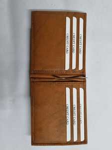 Portefeuille porte-cartes en cuir avec pince à billets, portefeuille compact de style RFID pour hommes, usage quotidien - Product Image 2