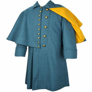<b>Men</b> Style Greatcoat Historical Uniform <b>Overcoat</b> Reenactment American Reproduction US Union Mounted Double Breasted Greatcoats - Product Image 6