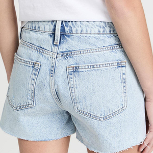 Shorts de Mezclilla para Mujer, de Alta Calidad, con Logotipo Personalizado, Estilo Y2K, Ligeros, Casuales y Sexys, para Verano - Product Image 3