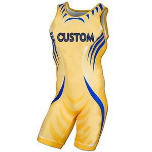 Uniforme de Lucha Libre Sublimado Personalizado OEM 2026 de la Mejor Calidad, Jersey de Lucha Impreso - Product Image 1