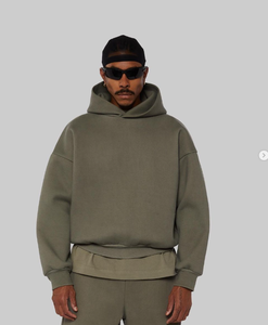 Wholesale Heavy Weight Custom Oversized Acid Washed Distressed Hoodies <b>Men</b> Ripped Oversized Vintage Hoodies Customize Knitted - Product Image 5