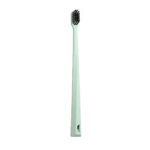 Eco-friendly Biodegradable Plastic Customized Two-piece Portable Beauty Hotel Travel Toothbrush - Product Image 1