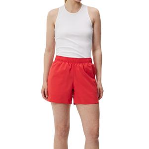 Shorts de sport respirants pour femme, taille mi-haute, en Spandex/Polyester, avec ceinture élastique, pour l'été, les activités de plein air et la course à pied - Product Image 1