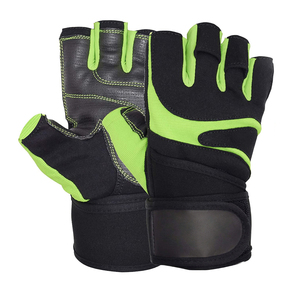 <b>Half</b> Finger Fitness Gloves with Adjustable Wrist Strap for Weight Lifting Gym Training Breathable Non <b>Slip</b> Custom Logo Gloves - Product Image 5