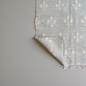 Tapis écologique fait main en laine et jute, tissé à la main, tissage plat, pour salon et chambre à coucher - Product Image 6