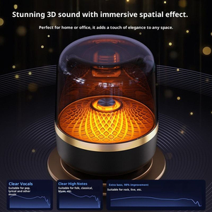 Enceinte Bluetooth portable avec lumière LED colorée, batterie rechargeable, audio sans fil, pleine gamme, utilisation en intérieur - Product Image 4