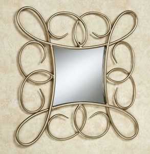 Miroir mural en fer de style vintage, fabrication OEM, design décoratif classique pour la maison, le salon, la chambre à coucher. - Product Image 2