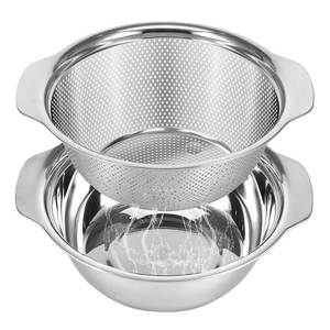 Commercial Grade Stainless Steel Deep Fry Basket with Foldable Handle for Restaurant and Catering Kitchens - Product Image 1