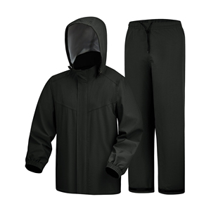 Chaqueta y Pantalones Deportivos Unisex Personalizados, Impermeables y Resistentes al Viento, de Tela de Poliéster, con Cremallera Completa, Conjuntos Deportivos para Lluvia - Product Image 1