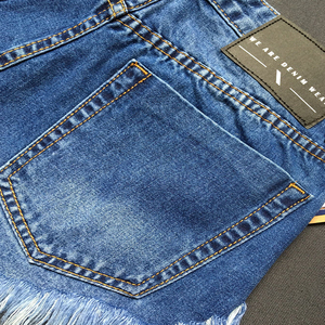 Jean vintage coupe bootcut taille mi-haute pour femme en denim bleu tendance, séchage rapide, nylon/coton - Product Image 6
