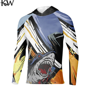 Sudaderas con Capucha Personalizadas al por Mayor con Transferencia Térmica, Camisetas de Pesca, Regalos Promocionales con Logotipo, 100% Poliéster, UPF 50, Antibacterianas, de Secado Rápido - Product Image 4