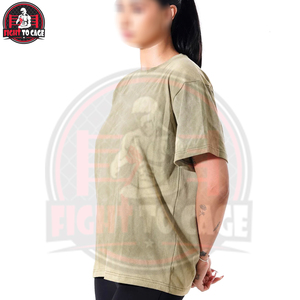 Nueva Llegada: Camiseta Vintage con Logo Personalizado, Lavado Ácido, para Mujer, Oversize, Hombros Caídos, Estilo Urbano, Algodón Lavado, Efecto Desgastado - Product Image 2