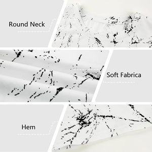 T-shirts graphiques Hip Hop 100% coton tricoté unisexe, écologiques, décontractés, élégants, imprimés tendance hipster - Product Image 4