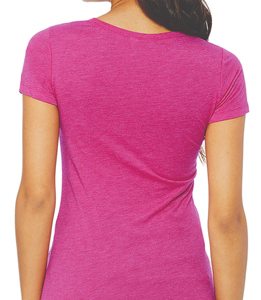 T-shirts pour femmes OEM, conçus avec une construction légère, favorisant des activités confortables et un style de vie décontracté, vente en gros - Product Image 5