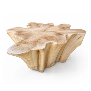 Natural Solid Teak Root <b>Coffee</b> <b>Table</b> Modern Organic Style Handmade Live Edge Luxury Living Room Villa Hotel Furniture - Product Image 2
