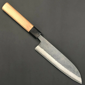 Cuchillos LEGACY BLADES, Hechos a Mano, de Acero con Alto Contenido de Carbono, Estilo Japonés, para Chef, Ambidiestros, Mango de Madera Natural, 8-9.9 Pulgadas, Acabado Pulido - Product Image 4