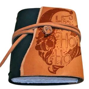 Diario de Cuero Hecho a Mano con Cierre de Lazo, Tamaño A5, Diseño Ligero para Reuniones de Negocios y Escritura - Product Image 5