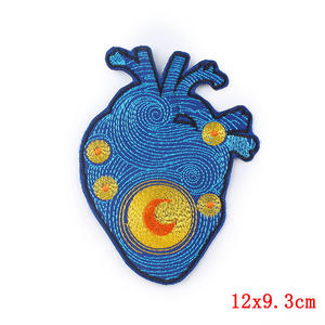 Decorative Apparel Embroidery Patch <b>Iron</b> <b>On</b> Embroidered Badge Fabric Patches for Clothing Hats Bags Wholesale Heat <b>Transfer</b> - Product Image 3