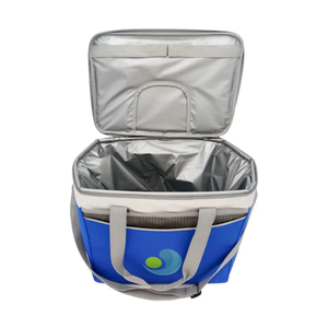 Custom Leather Insulated Lunch Box Cooler Bag for Camping Picnic and Travel Golden Supplier OEM Beer Cans Pack Food Storage - Product Image 2