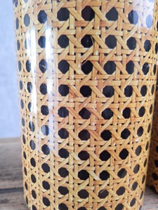 Rattan Style Paper Cover Metal Container Suitable for Tissue Storage Elegant Home Kitchen And Tabletop Organizer Box - Product Image 6