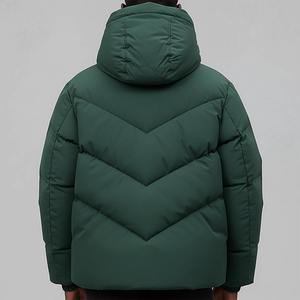 Veste matelassée en polyester recyclé sur mesure, vente en gros de vestes matelassées en polyester recyclé pour les marques de vêtements - Product Image 2