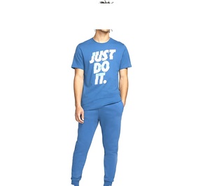 Jogging en molleton épais bleu uni pour homme, personnalisable avec logo, vente en gros, haute qualité, en coton vierge - Product Image 3