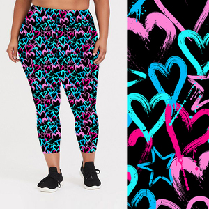 Anti-Shrink Sport Women Sublimation Leggings Wholesale Custom Printed Yummy Leggings with Pockets Polyester Spandex Soft Fabric - Product Image 5