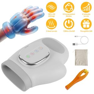 14-Airbag Cordless Hand Massager with 3 Massage Modes 5 Intensity <b>Levels</b> 3 Heat <b>Levels</b> for Arthritis & Carpal Tunnel Relief - Product Image 2