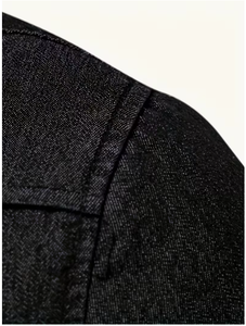 Camisa de Mezclilla Transpirable de Corte Ajustado para Hombre, Marca TRIBON SPORTS, Algodón Suave Lavado, Botones, Casual, OEM, ODM, Etiqueta Privada, Venta al Por Mayor - Product Image 4