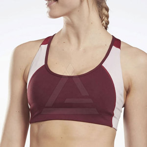 Women Sports Bra High Impact Yoga Running Gym Fitness Workout Adjustable Straps Breathable <b>Mesh</b> Athletic <b>Top</b> For Training - Product Image 3