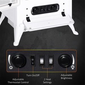 22\" Electric Fireplace 750W/1500W Power Stylish and Efficient Home Heating Solution - Product Image 6