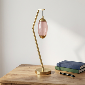 Lumetal Modern Gray Glass Dome <b>Touch</b> Control Dimmable LED Table Lamp with Metal Frame Small Size for Living Room - Product Image 6