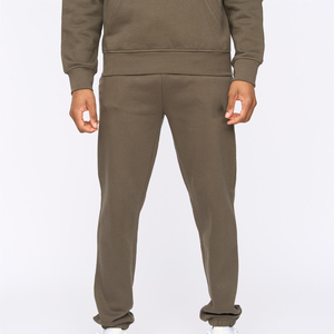 Pantalones Deportivos de Algodón y Elastano Verde Oliva para Hombre, Cintura Elástica, Bolsillos Laterales, Ropa Casual de Otoño - Product Image 6