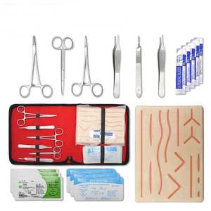 Kit de Herramientas de Sutura Médica para Estudiantes de Disección Dentavex Corporation DC-S-9 - Almohadilla de Silicona Duradera para Sutura en Cirugía General - Product Image 1