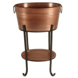 Casting Style Silver Finish <b>Beverage</b> <b>Tub</b> Wine Chiller And <b>Bucket</b> Elegant Party <b>Ice</b> <b>Bucket</b> And <b>Tub</b> for Champagnes and Wines - Product Image 2