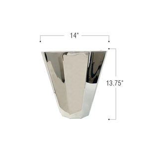 Pot de fleurs en cuivre martelé, pot décoratif moderne pour plantes d'intérieur, salon, bureau, maison, jardin - Product Image 5