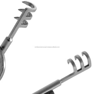 Retractor de saco lacrimal, juego de instrumentos quirúrgicos oftálmicos para ojos, 3x3 puntas, ajustable, autoajustable, de acero inoxidable, para cirugía DCR - Product Image 4