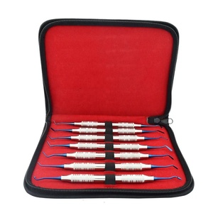 Juego de instrumentos de relleno compuesto dental de 7 piezas Puntas recubiertas de plasma Kit de instrumentos de relleno compuesto de VIDIFIVE - Product Image 1