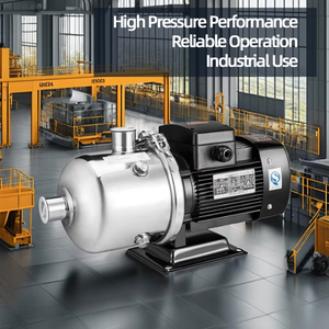 Pompe centrifuge multi-étages haute pression en acier inoxydable pour système d'osmose inverse industriel - Product Image 1