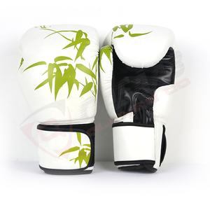 Gants de boxe professionnels en cuir de vachette véritable, prix bas, noir, gants de boxe de qualité supérieure, vente en gros d'usine - Product Image 3