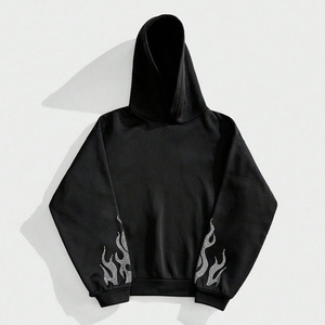 Long Sleeve Plain Hoodie Soft Fabric Hooded Sweatshirt Front Pocket Casual Apparel for Men Women - Product Image 3