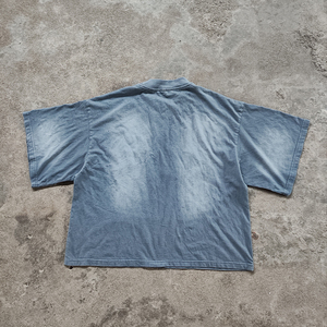 OEM Manufacturer Custom 100% Cotton Jersey Digital Print Comfortable Casual Heavyweight 300g Stone Washed Oversized T Shirt <b>Men</b> - Product Image 6