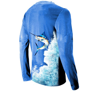 Chemise de pêche à capuche pour homme, manches longues, protection UV, personnalisable, sublimée, de qualité supérieure, service OEM. - Product Image 3