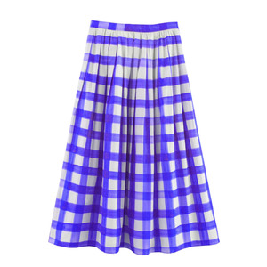 Nouvelle Arrivée Jupes Décontractées pour Femmes à Imprimés Bohèmes Magnifiques avec Ceinture Élastiquée en Lurex et Fermeture Éclair Latérale, Jupes Évasées Vente en Gros - Product Image 1