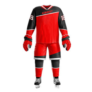 Uniforme de Hockey sobre Hielo de Poliéster Transpirable de Alta Calidad, Nuevo, Ropa Profesional con Logotipo Personalizado - Product Image 1