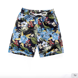 Summer Quick Dry Polyester Shorts Custom Beach Swim <b>Trunks</b> Breathable Elastic Waist Casual <b>Mens</b> Polyester Shorts - Product Image 3