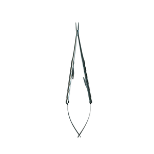 Portaagujas Micro Recto Castro con Punta de Diamante, 18 cm, Instrumento Quirúrgico Dental de Acero Inoxidable, Kit de Sutura de Precisión - Product Image 1