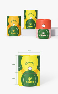 กระบอกกระดาษเกรดอาหารสำหรับเด็ก ปลอดภัย พร้อมกลไกปิดผนึกแน่นหนา - Product Image 4